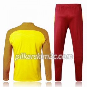 FC Barcelona Komplet Bluzy Treningowe 2017-18 Żółty Pomarańczowy